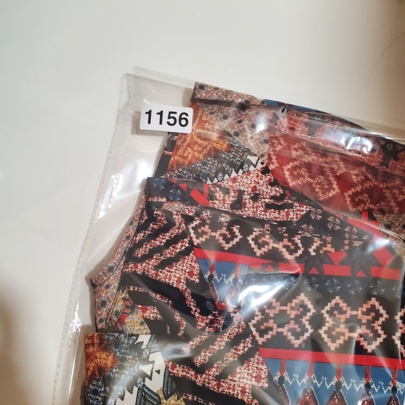 Braeve casual COLORFULL Light wei shift gerometric print short dress M - Picture 10 of 10